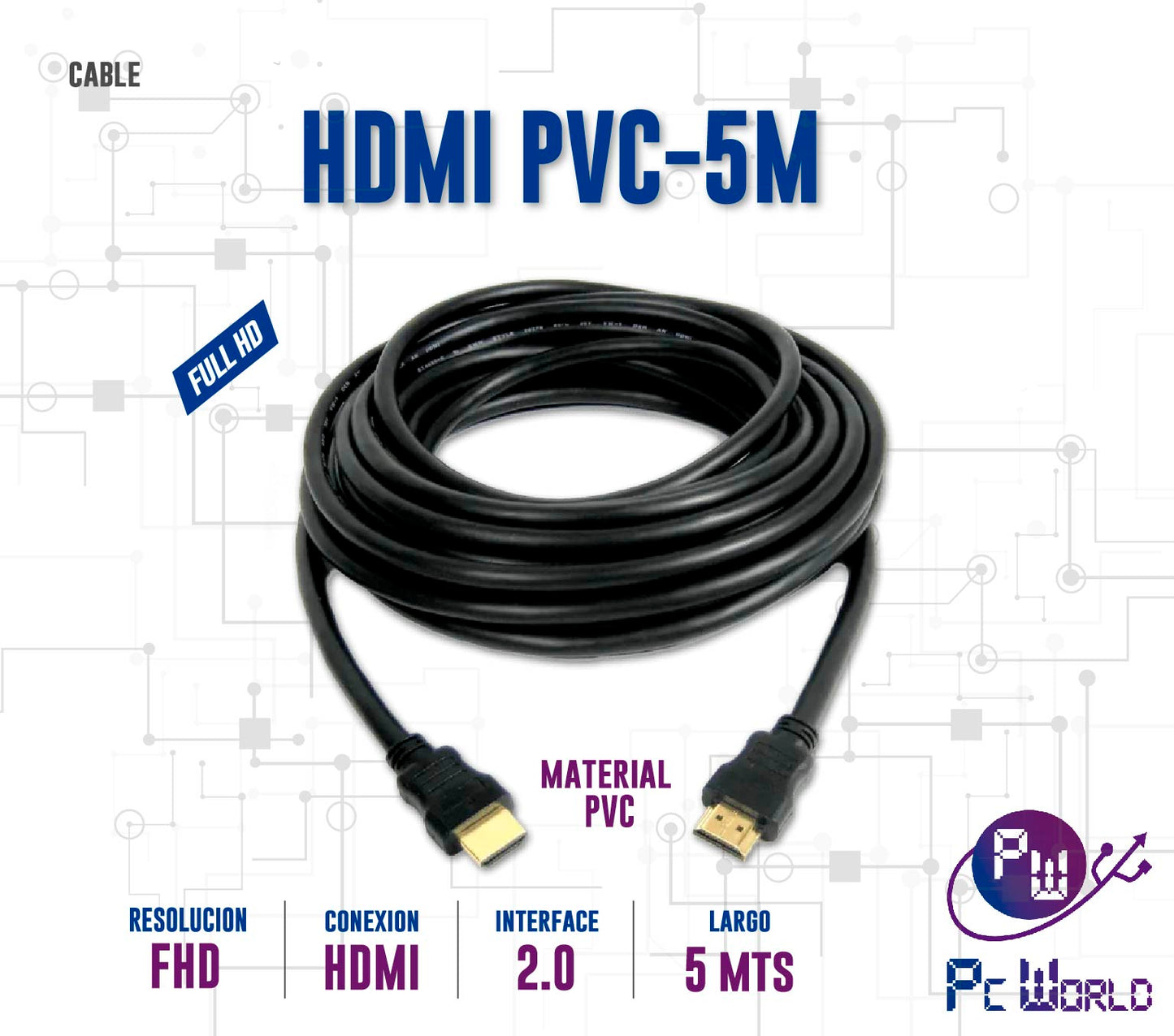 Cable Hdmi De 5mts
