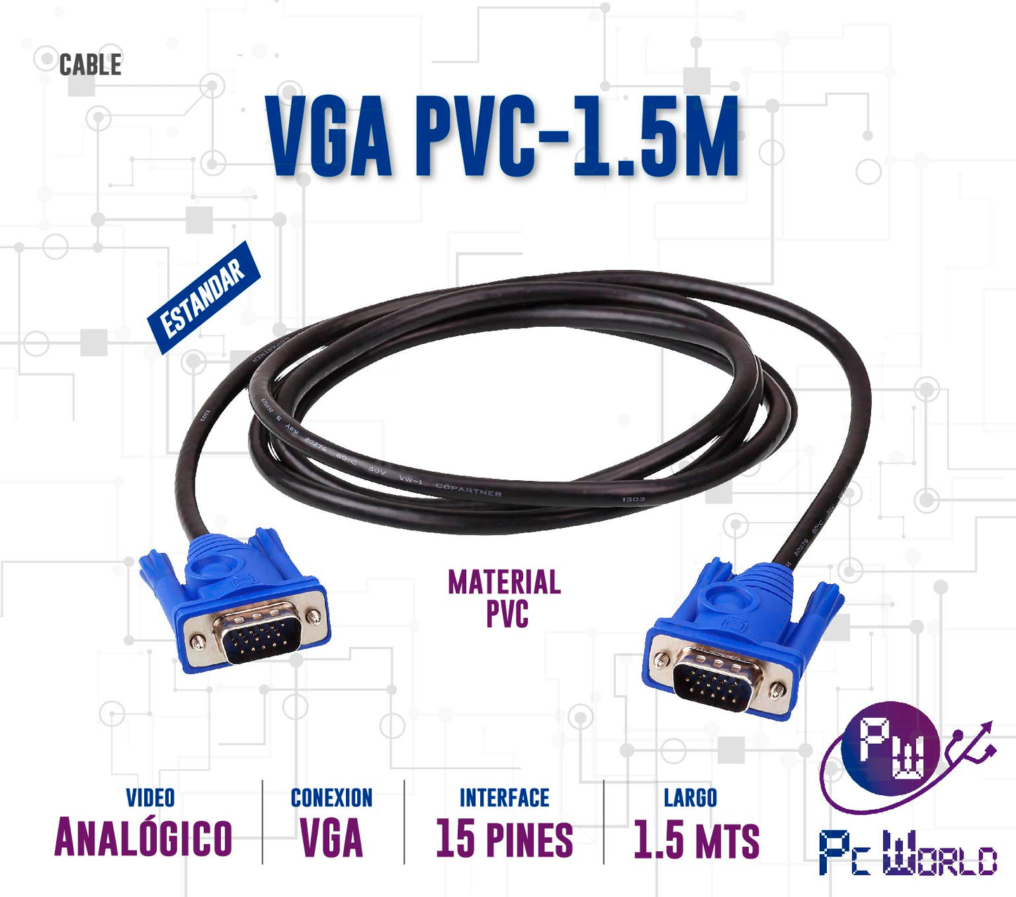 Cable de video VGA