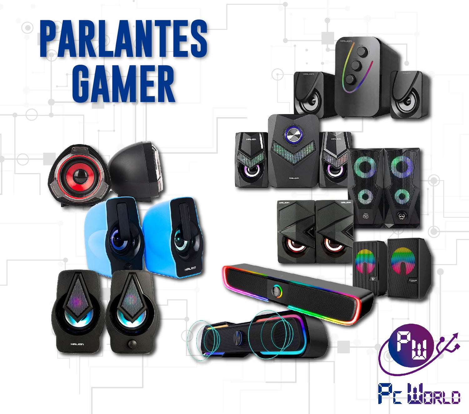 Parlantes Gamer