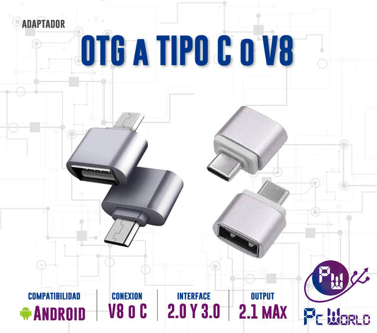 Adaptador Otg Usb Tipo C