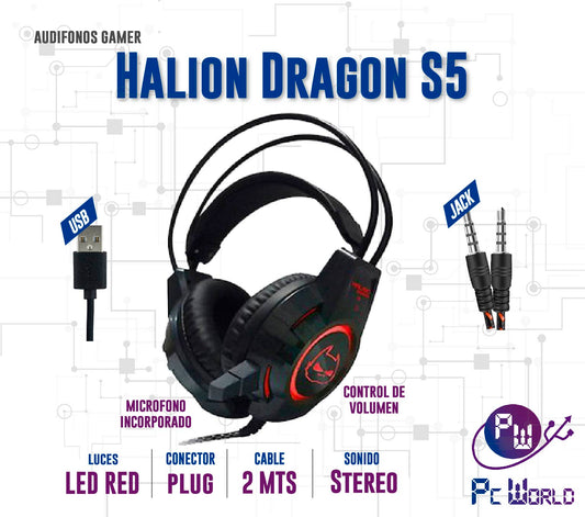 Audifonos Gaming Halion S5