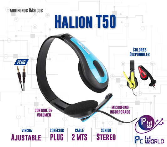 Audifonos Halion Ha-t50