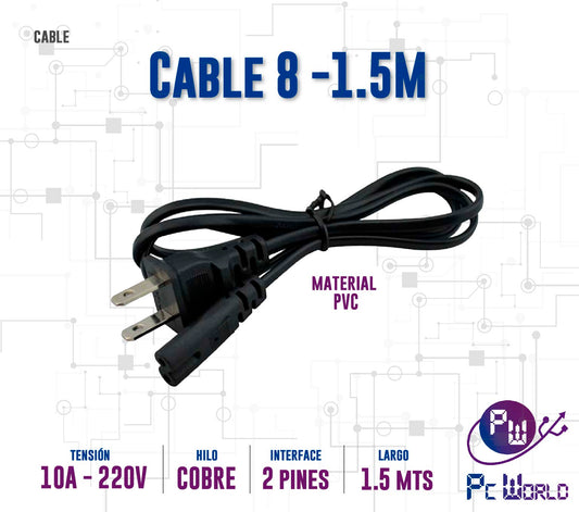 Cable de Poder tipo 8