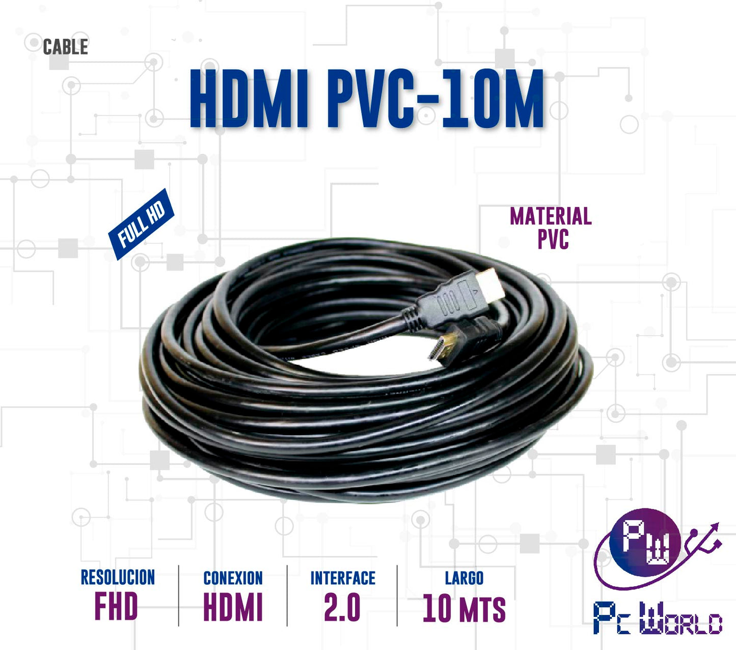 Cable Hdmi De 10mts