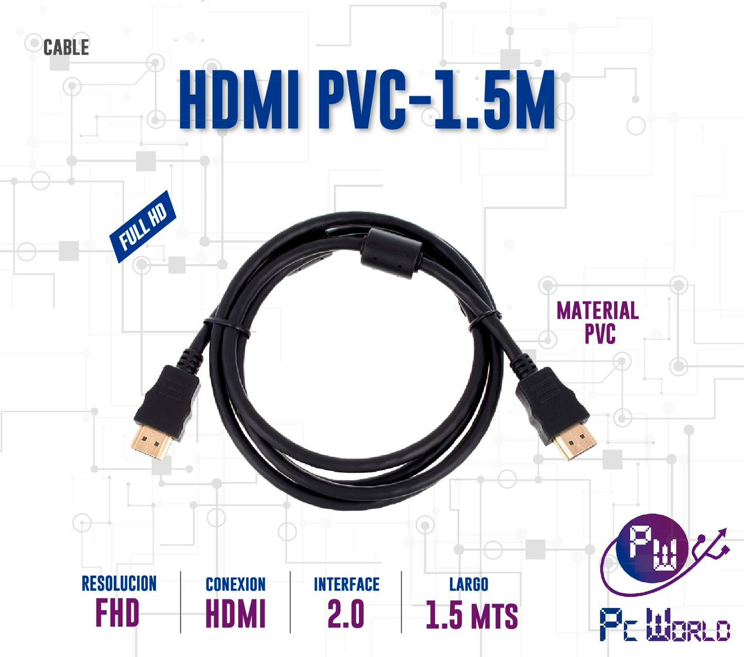 Cable Hdmi De 1.5mts