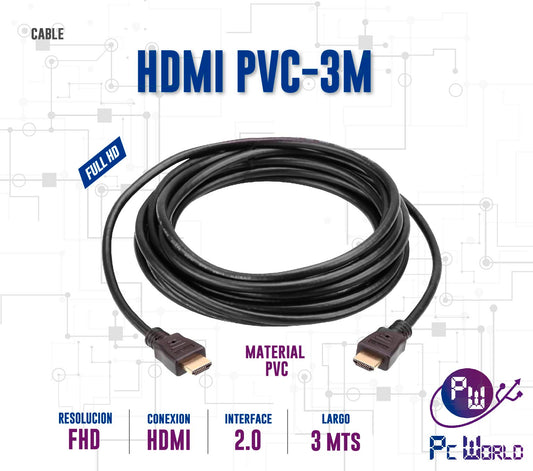 Cable Hdmi De 3mts