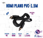Cable de video HDMI Plano de 1.5mtrs