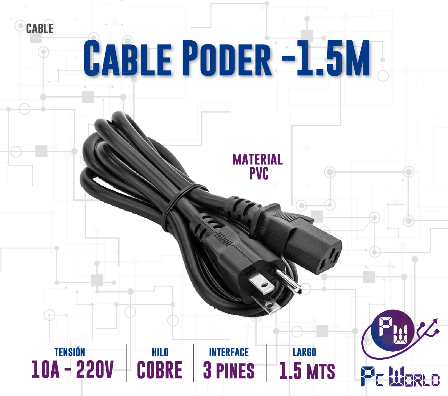 Cable de Poder – Corporación PC World