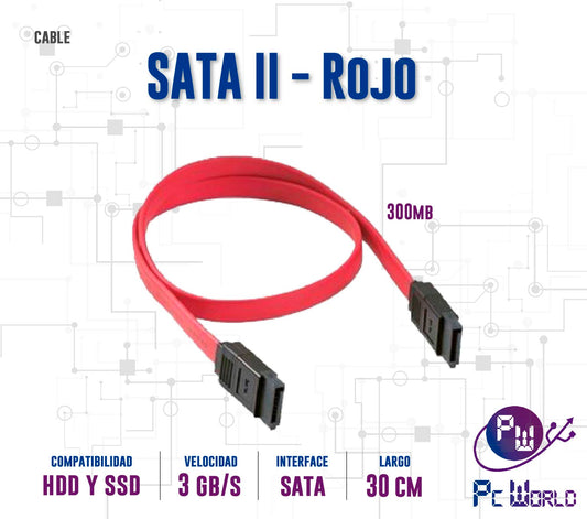 Cable SATA II Red
