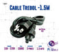Cable de Poder Trebol