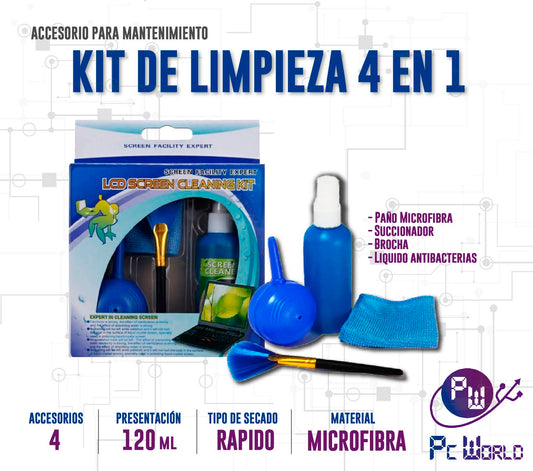 Kit de Limpieza 4 en 1
