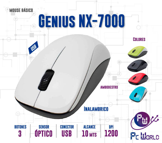 Mouse Inalámbrico Genius Nx-7000