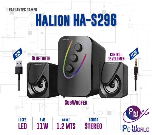 Parlantes Gaming De Escritorio Halion Ha-s296