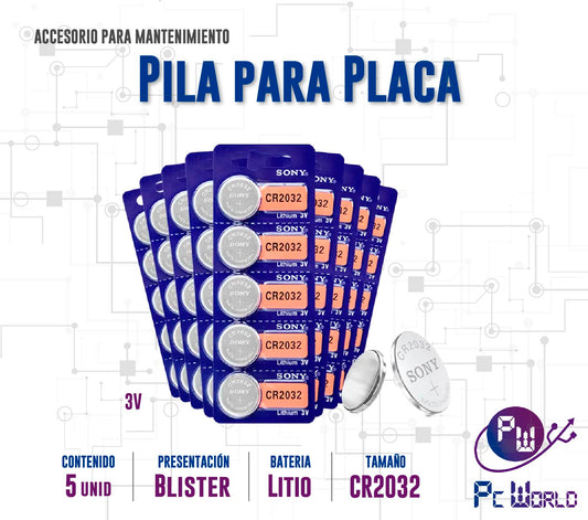 Pila para Placa
