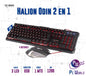 Kit de Teclado y Mouse Gaming Halion Odin