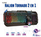 Kit de Teclado y Mouse Gaming Halion Tornado